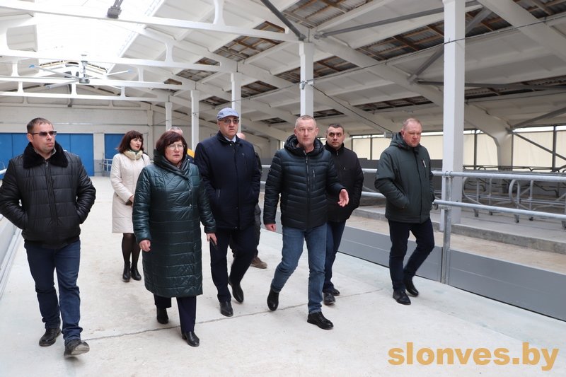 28 февраля прошел штаб по строительству и вводу в эксплуатацию молочнотоварной фермы в деревне Байки (ОАО «Сеньковщина»)